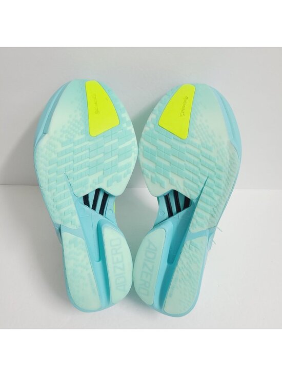NEW Adidas Adizero Adios Pro 4 Running Shoes JR1251 Size 10 Flash Aqua